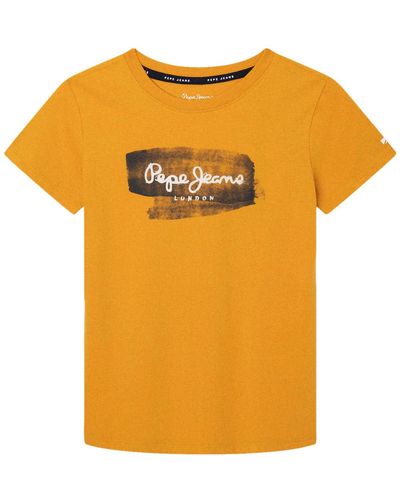 Pepe Jeans Seth tee Jr T-Shirt - Naranja