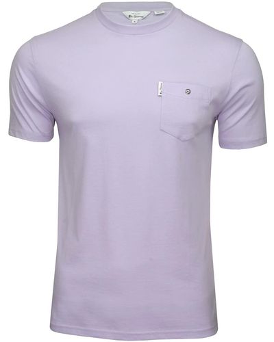 Ben Sherman S T-shirt 'signature Pocket Tee' - Purple