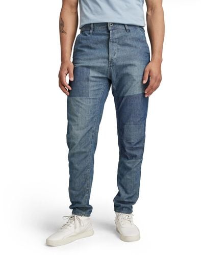 G-Star RAW Jeans Grip 3d Relaxed Tapered - Blauw