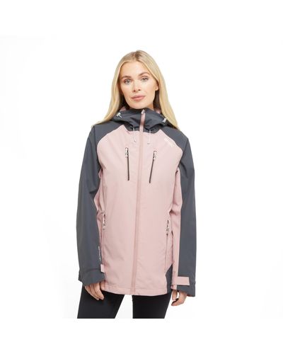 Regatta 's Kulton Waterproof Jacket With Adjustable Hood - Pink