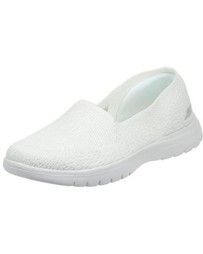 Skechers Sneaker estiva da donna Go Walk Flex-Bright - Bianco