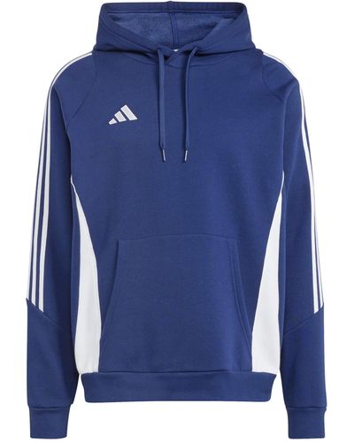 adidas Teamsport Textil - Sweatshirts Tiro 24 Hoody blauweiss