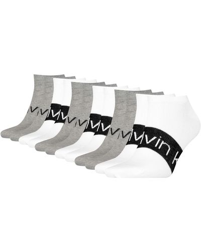 Calvin Klein Sneaker Socken Socks 6 Paar - Mettallic