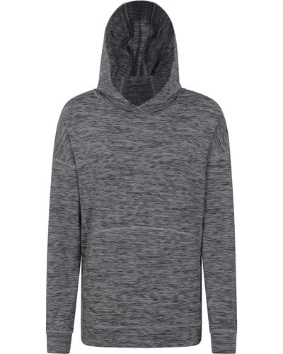 Mountain Warehouse Bend & Stretch S Pull Over Hoodie Dark Grey 10