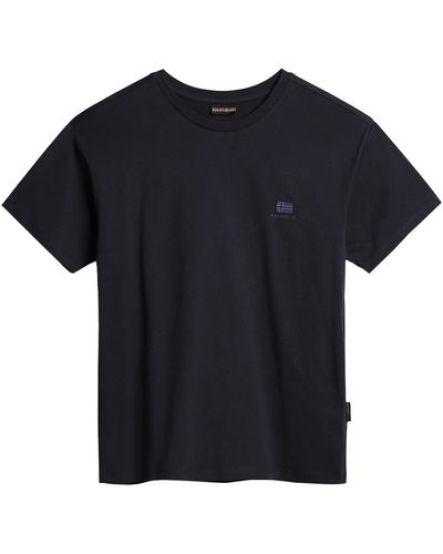 Napapijri S-nina Short Sleeve T-shirt S - Noir