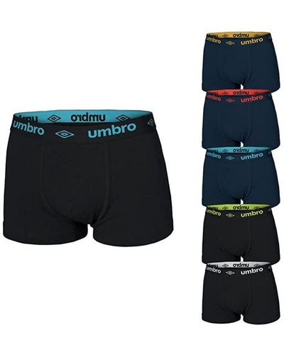 Umbro Pack 6 Paar Slip/Boxershorts für - Blau