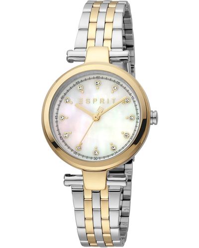 Esprit Lässige Uhr ES1L281M1095 - Mettallic
