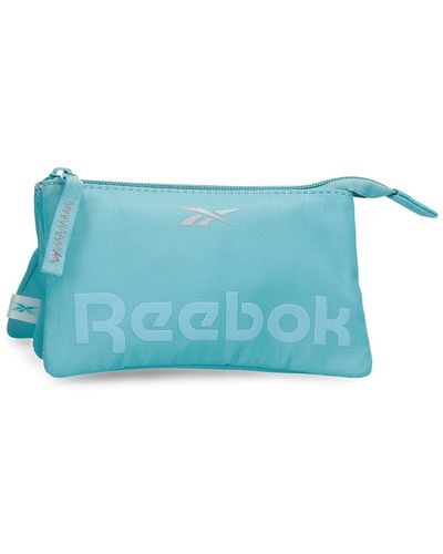 Reebok Linden Toiletry Bag Three Compartments Blue 17,5x9,5x2 Cms Polyester