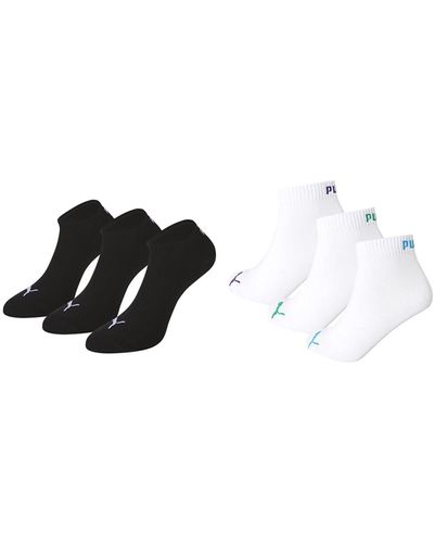 PUMA Socken Schwarz 35-38 Socken Weiß 35-38 - Black