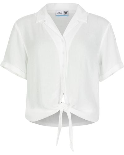 O'neill Sportswear Cali Beach Shirt Camicia da Donna - Bianco