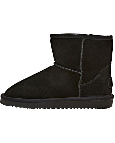 Esprit Cuddly Ankle Boot - Black