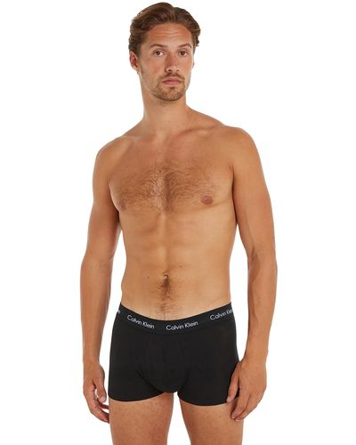 Calvin Klein Pantaloncino Boxer Uomo Confezione da 5 Cotone Elasticizzato - Nero