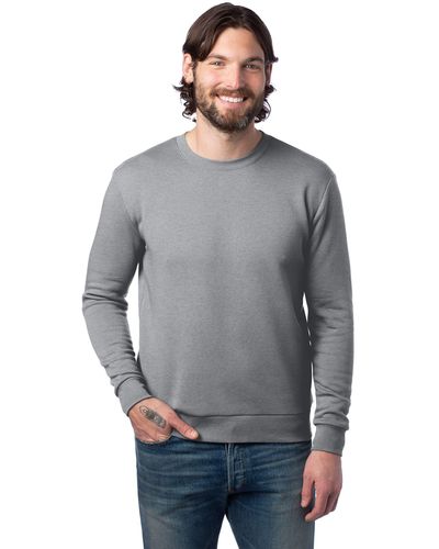 Alternative Apparel Eco-cozy Fleece Sweatshirt - Gray