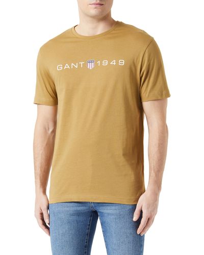 GANT Printed Graphic SS T-Shirt - Mehrfarbig