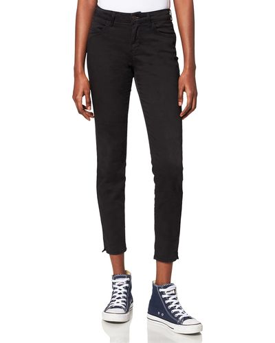 Wrangler Skinny Crop Pantaloni - Nero