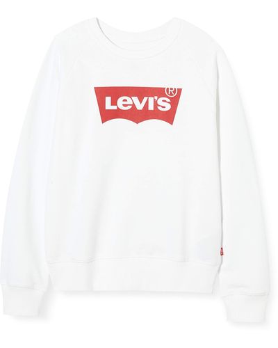 Levi's Lvg S/s Batwing Tee 4234 Meisje. T-shirt - Wit