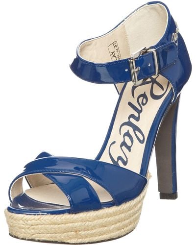 Replay Uriele Blue Ankle Strap Gwp41.002.c0001l.030 7 Uk