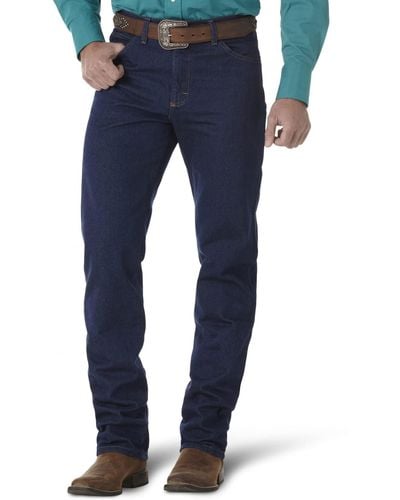 Wrangler Premium Performance Cowboy Cut Regular Fit Jean - Blu