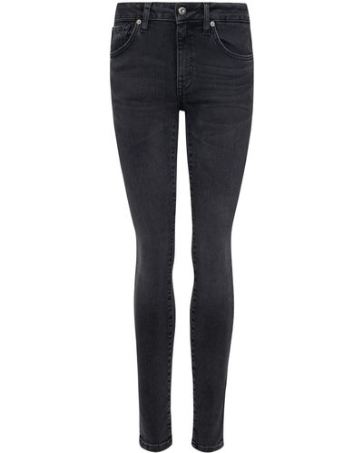 Superdry Vintage MID Rise Skinny Jeans Anzughose - Schwarz