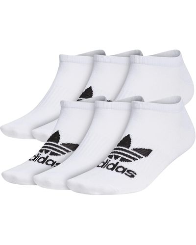 adidas Originals Classic Superlite No-show Socks 6 Pairs - White