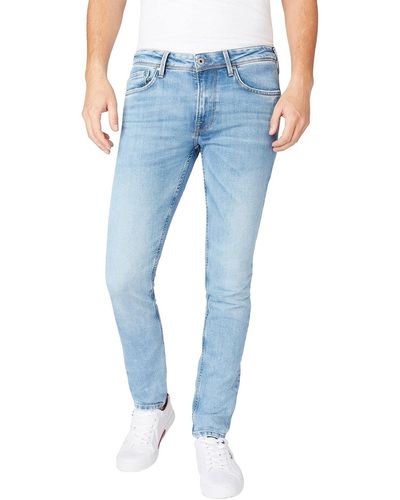 Pepe Jeans Regular Fit - Blau - Light Blue Denim W28-W40 81% Baumwolle