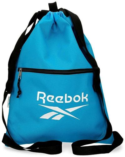 Reebok Boston Bag Zaino Con Zip Blu 35x46 cm Poliestere