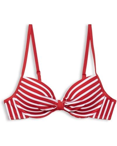 Esprit Hamptons Beach Rcs Pad.bra Bikini - Rood