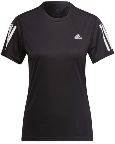 adidas Own The Run T Shirt Ladies - Black