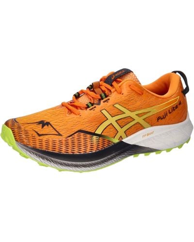 Asics Trail Running Schuhe Fuji Lite 4 1011B698 Bright Orange/Neon Lime 43.5