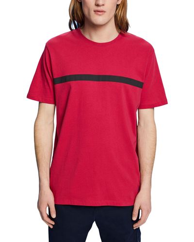 Esprit 033ee2k306 Camiseta - Rojo