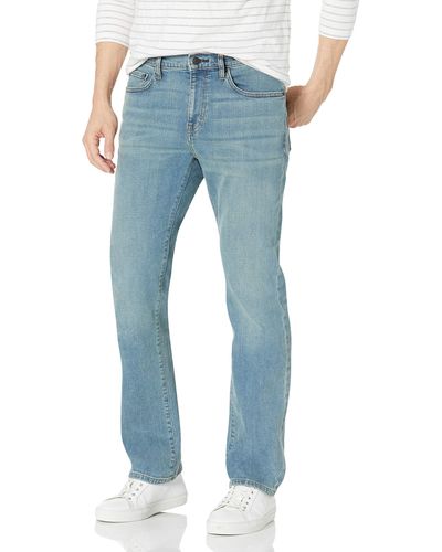 Amazon Essentials Jean de Corte elástico Ajustado Jeans - Azul