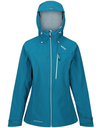 Regatta S Britedale Waterproof Shell Jacket Coat - Blue