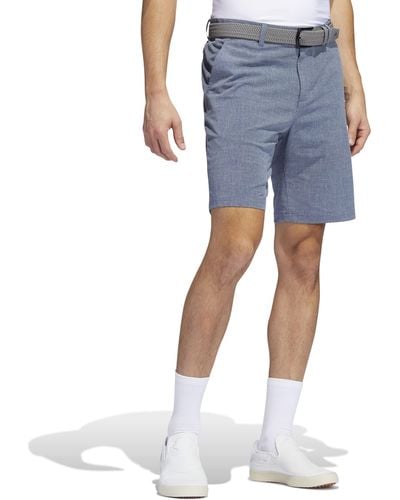 adidas Crosshatch Sh Golf-Shorts - Blau