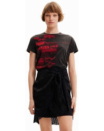 Desigual TS_Punk 2000 Nero Camicia da Donna