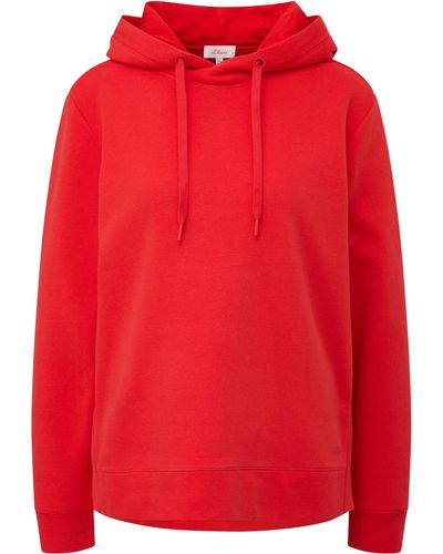 S.oliver Sweatshirt mit Kapuze - Rot
