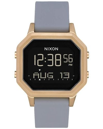 Nixon Digital Uhr mit Silikon Armband A1211-3163-00 - Schwarz
