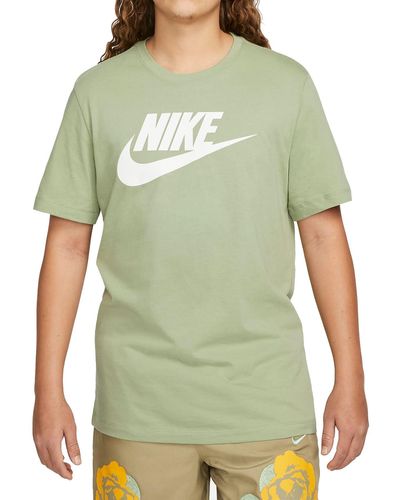 Nike NSW Tee Icon Futura T-Shirt - Grün