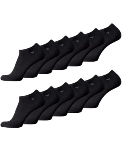 Tom Tailor Bequeme Socken - Socken für den Alltag und Freizeit - im praktischen 12er - Schwarz