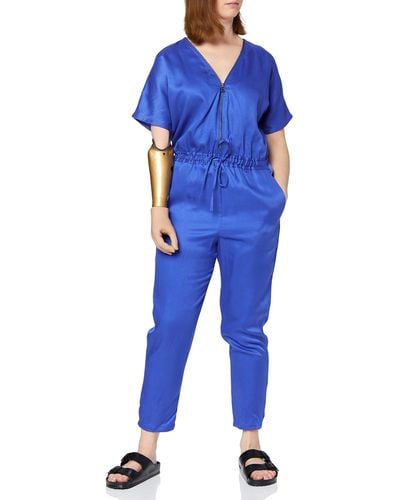 French Connection Airietta Lyocell Jumpsuit - Blue
