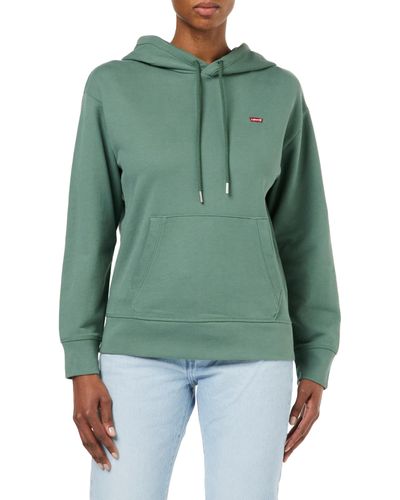 Levi's Standard Sweatshirt Hoodie Vrouwen - Groen