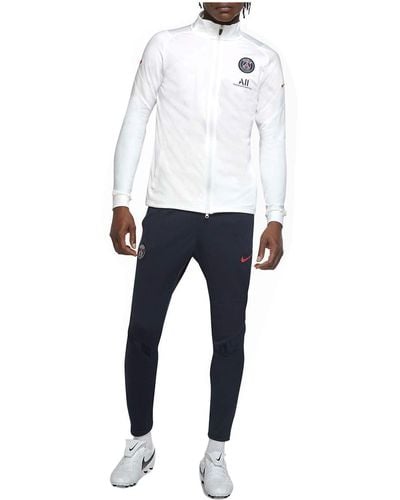 Nike PSG Dry Strk TRK Suit K Tuta da Ginnastica - Bianco