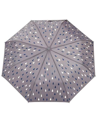Esprit Regenschirm mit Tropfen-Print - Mehrfarbig