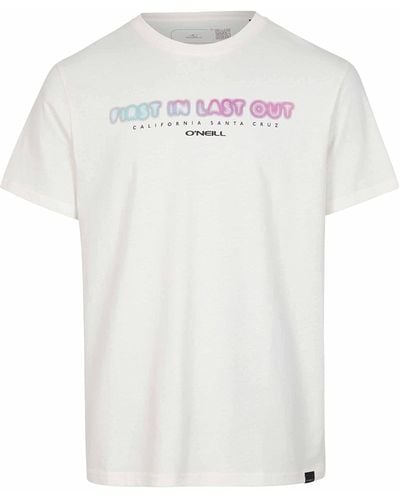 O'neill Sportswear Neon T-shirt - White