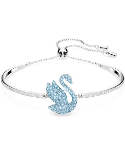 Swarovski Iconic Swan Armband - Blauw