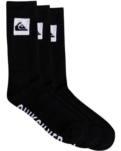 Quiksilver Socken [3er-Pack] für Männer - Schwarz