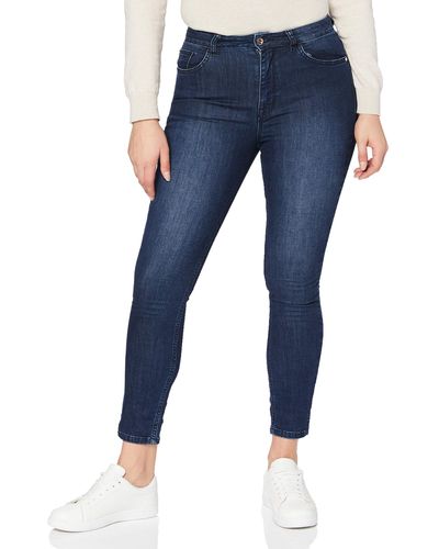 Tom Tailor Mine to five Kate Skinny Jeans mit Seitenschlitzen 1021262 - Blau