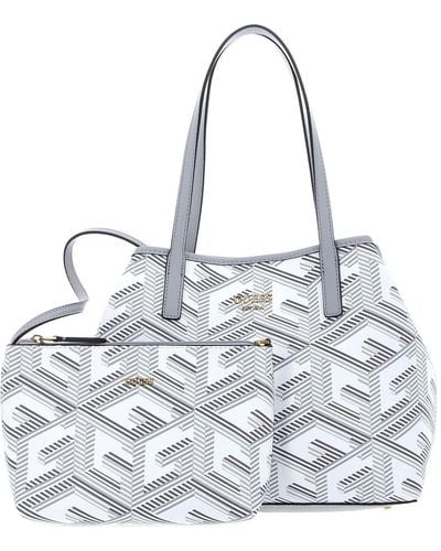 Guess Vikky Tote - Metálico