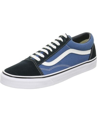 Vans Classic Slip-On Sneaker dunkelblau/weiß