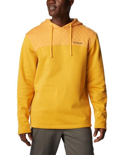 Columbia Hart Mountain Quilted Hoodie - Yellow