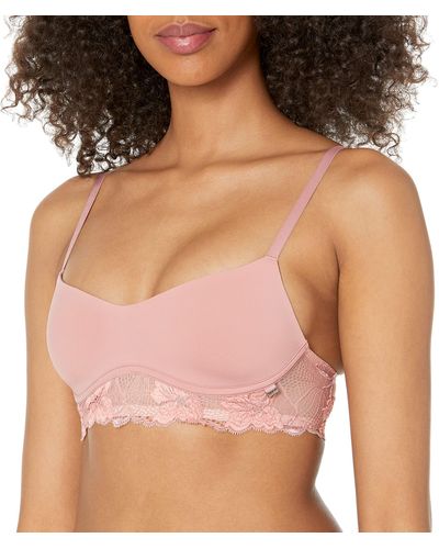 Calvin Klein Perfectly Fit Flex Lightly Lined Wirefree Bralette - Brown